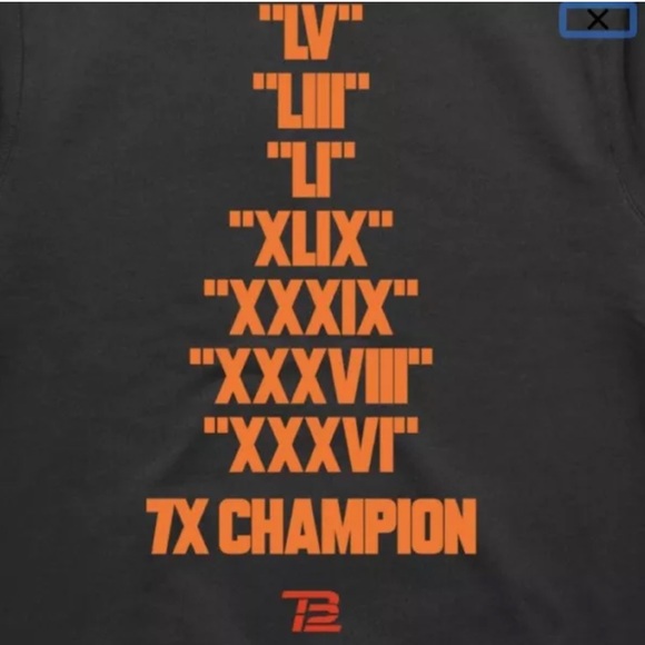 TB12 Tom Brady 7 Time Champion Hoodie - Picture 3 of 6